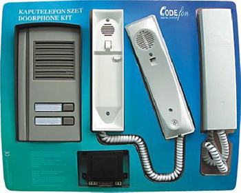 CODEfon kaputelefon 2 lakásos készlet 1-1 beltéri lakáskészülékkel