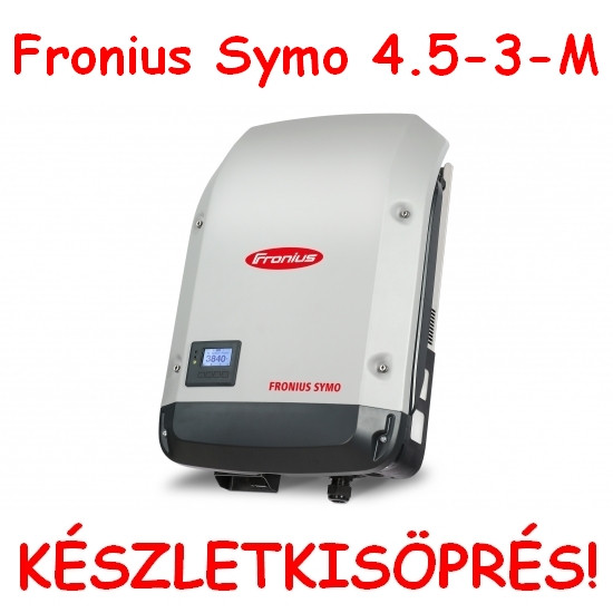 Symo Rtacking Fronius Symo 4.5-3-M Light inverter - Készletkisöprés! - Web